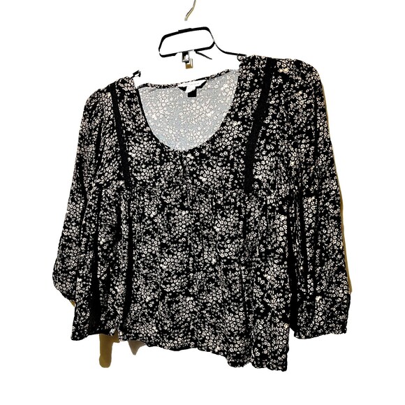 AMERICAN EAGLE Floral Print Top SIZE SMALL - Picture 1 of 5